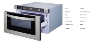 COSMO COS-12MWDSS Built in microwave oven