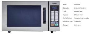 Panasonic NE1054F Heavy-Duty Microwave 