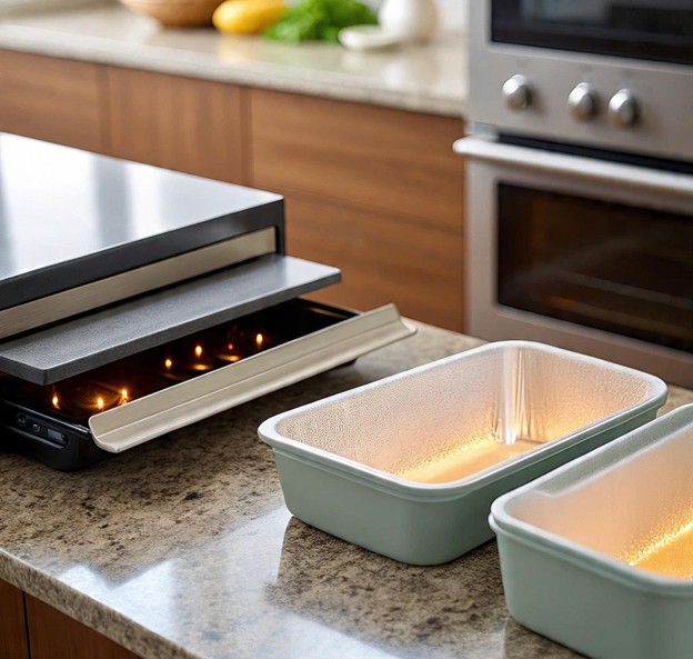 Different food warming methods including warming drawers and low oven settings