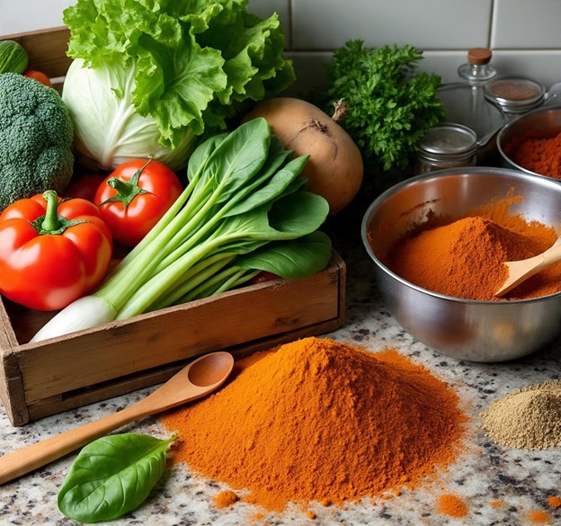 Kitchen tools organized by function and placed near their primary work areas